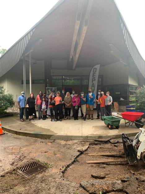 Church of Incarnation, Barrie ON, Depave by Halton Environment Network, 2021