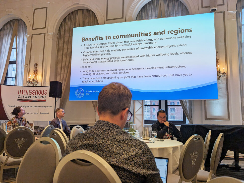 Slideshow presented at Indigenous Clean Energy Gathering