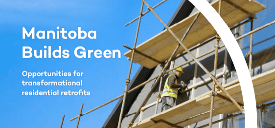 Manitoba Builds Green 2024 report cover.
